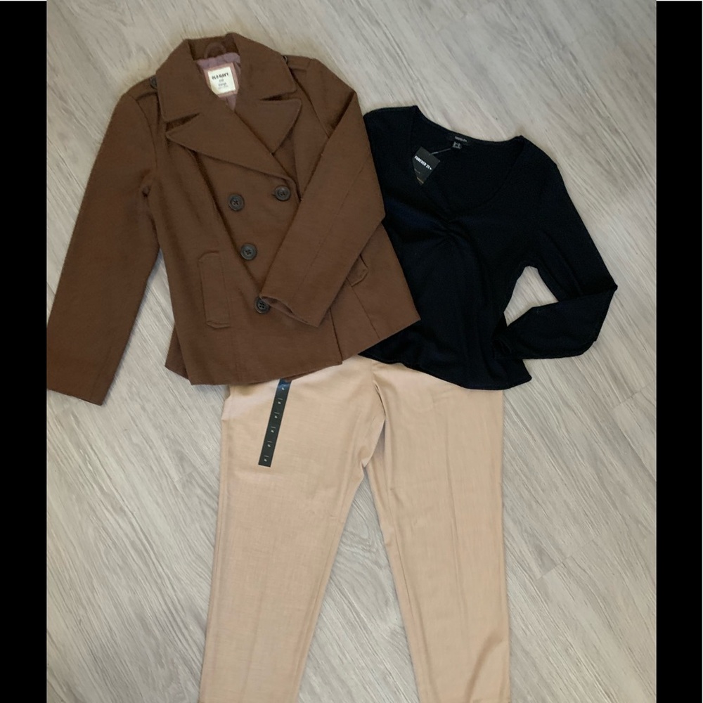 Double Breasted Pea Coat - image 3